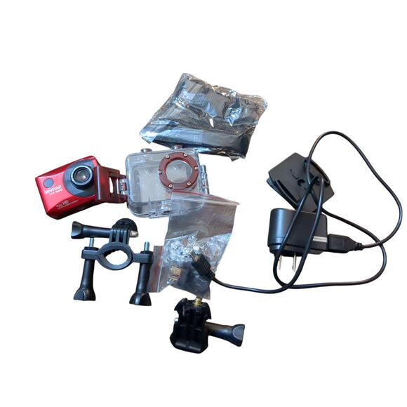 vivitar Other - Vivitar DVR786HD-RED-WM DVR 786 & 785 Full HD Actioncam Camera With Waterproof